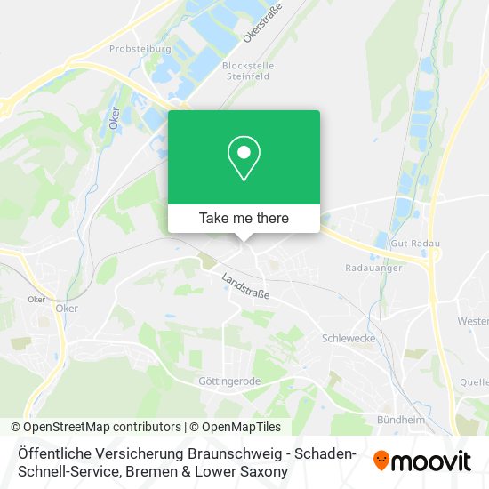 Öffentliche Versicherung Braunschweig - Schaden-Schnell-Service map
