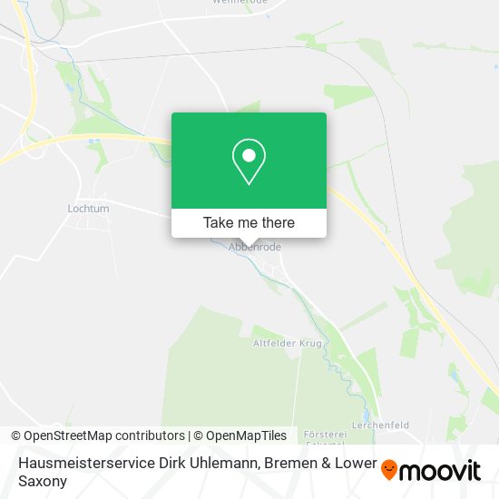 Hausmeisterservice Dirk Uhlemann map