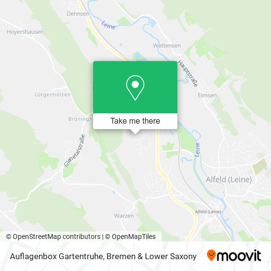 Auflagenbox Gartentruhe map