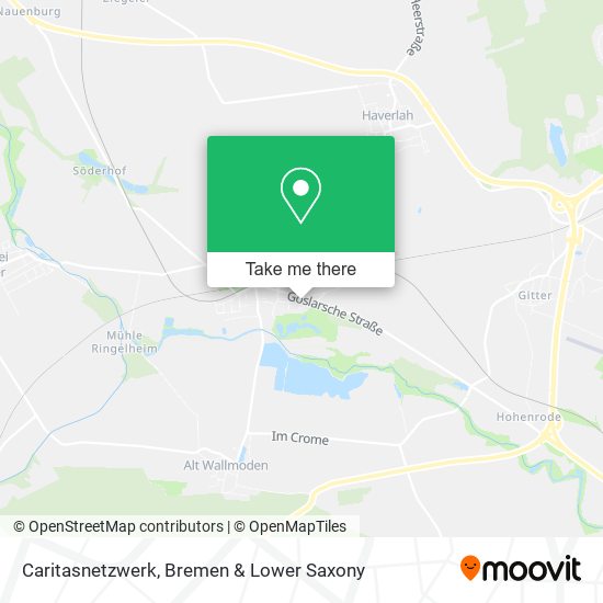 Caritasnetzwerk map