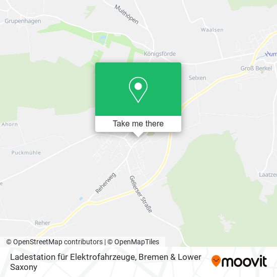 Ladestation für Elektrofahrzeuge map