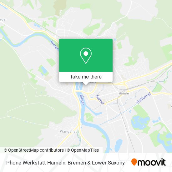 Phone Werkstatt Hameln map