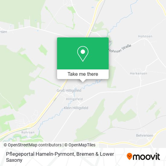 Карта Pflegeportal Hameln-Pyrmont