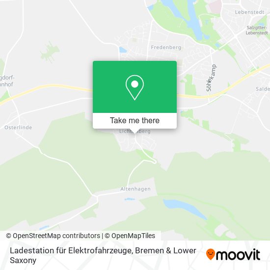 Ladestation für Elektrofahrzeuge map