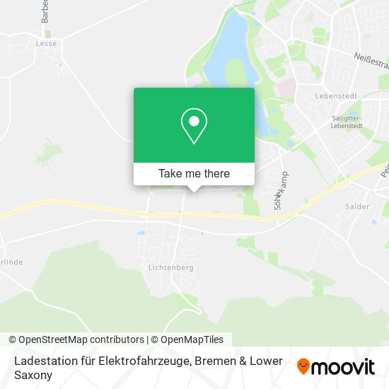 Ladestation für Elektrofahrzeuge map