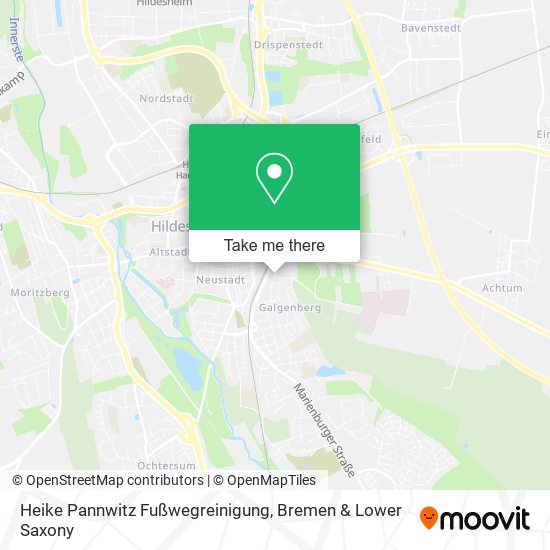 Heike Pannwitz Fußwegreinigung map