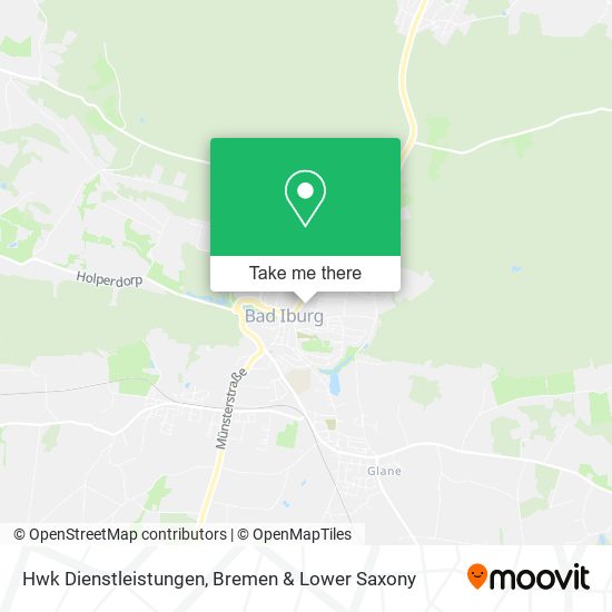 Hwk Dienstleistungen map