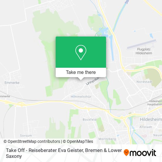 Take Off - Reiseberater Eva Geister map