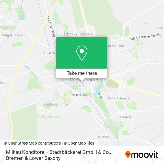 Milkau Konditorei - Stadtbäckerei GmbH & Co. map