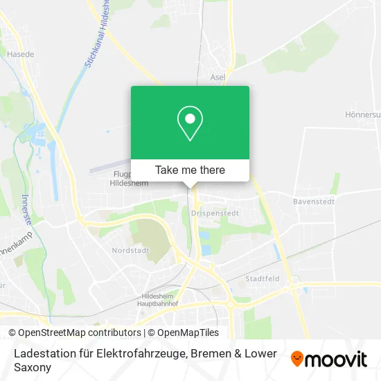 Ladestation für Elektrofahrzeuge map