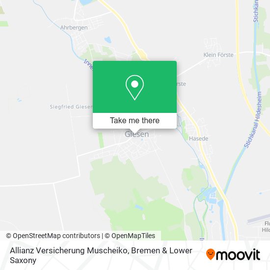 Allianz Versicherung Muscheiko map