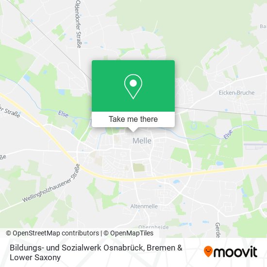 Bildungs- und Sozialwerk Osnabrück map