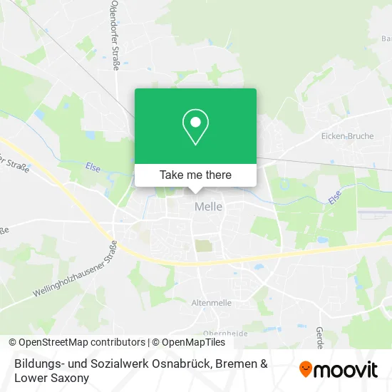 Карта Bildungs- und Sozialwerk Osnabrück