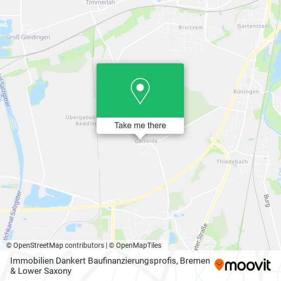 Immobilien Dankert Baufinanzierungsprofis map