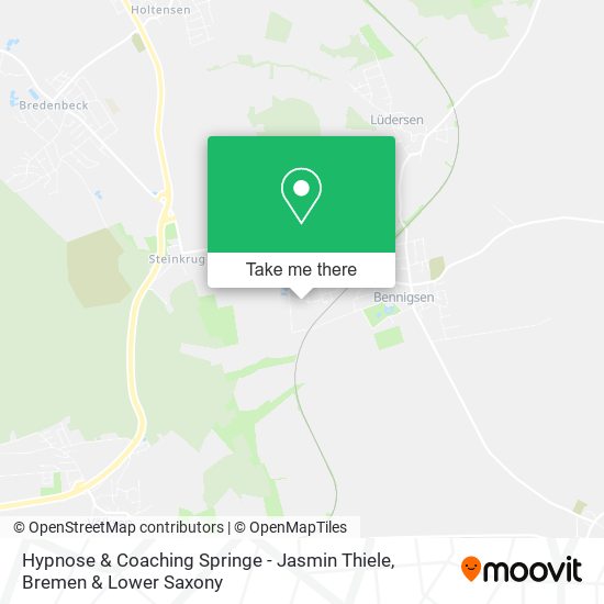 Hypnose & Coaching Springe - Jasmin Thiele map