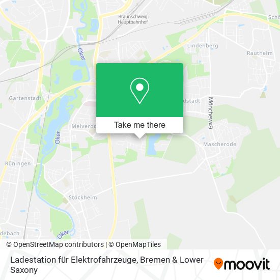Ladestation für Elektrofahrzeuge map