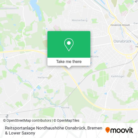 Карта Reitsportanlage Nordhaushöhe Osnabrück