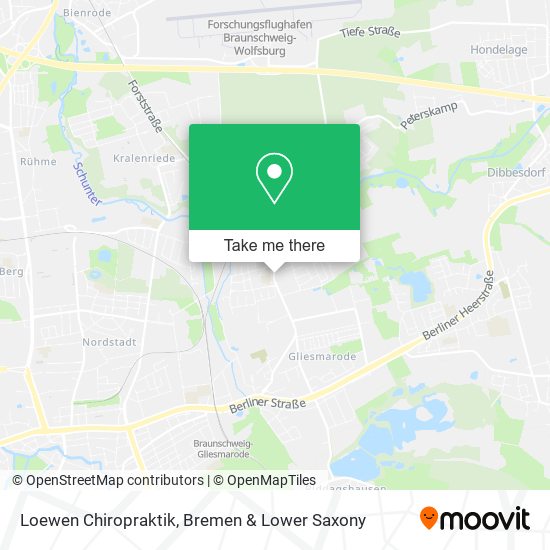 Loewen Chiropraktik map