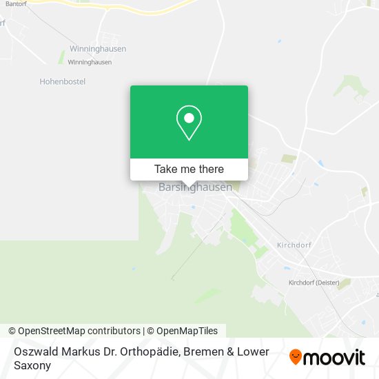 Oszwald Markus Dr. Orthopädie map