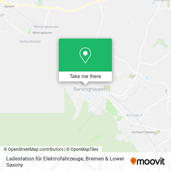 Ladestation für Elektrofahrzeuge map