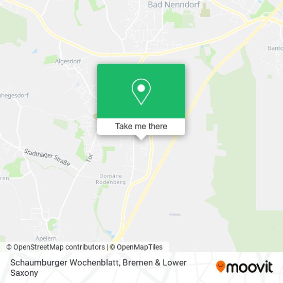 Schaumburger Wochenblatt map