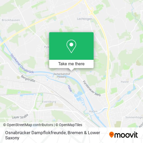 Osnabrücker Dampflokfreunde map
