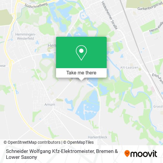 Schneider Wolfgang Kfz-Elektromeister map