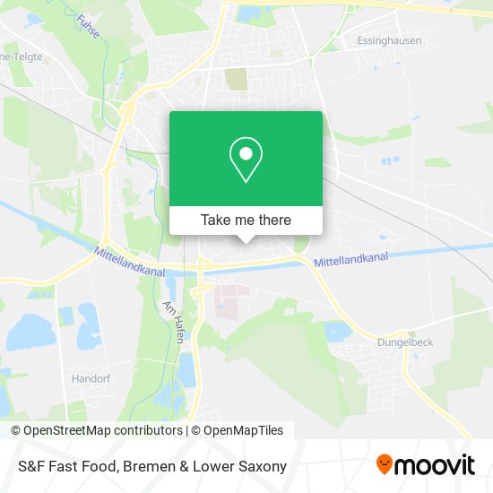 S&F Fast Food map