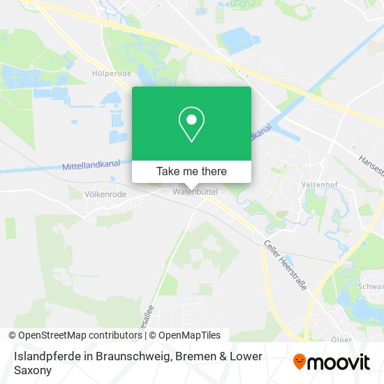 Islandpferde in Braunschweig map