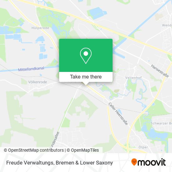 Freude Verwaltungs map