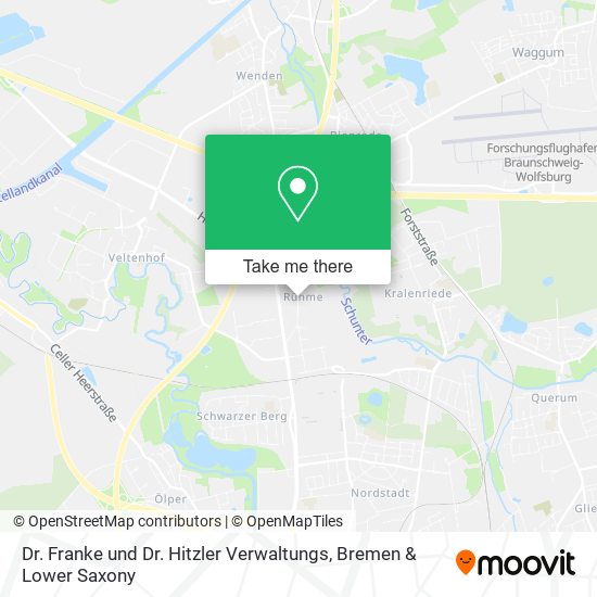 Dr. Franke und Dr. Hitzler Verwaltungs map