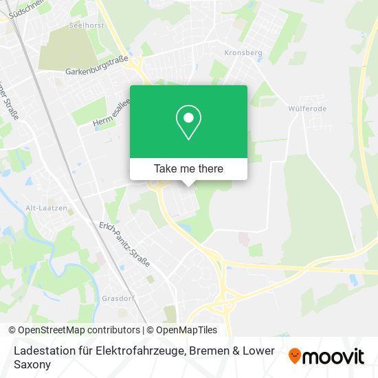 Ladestation für Elektrofahrzeuge map