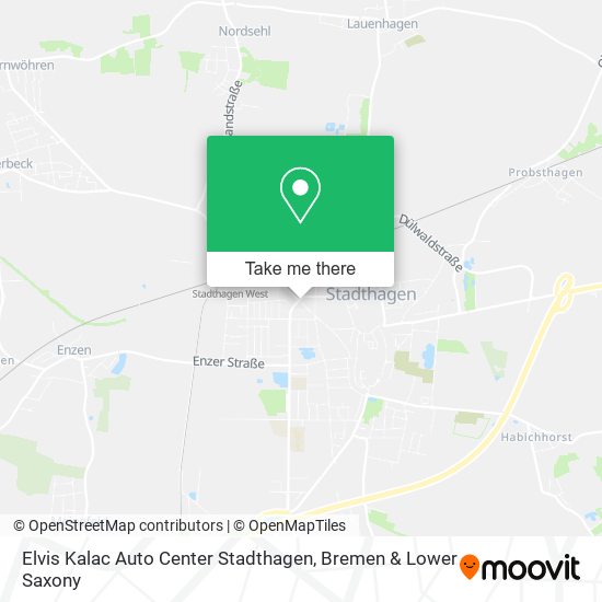 Карта Elvis Kalac Auto Center Stadthagen