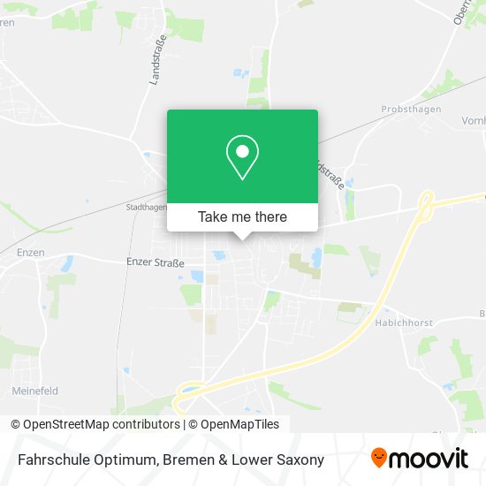 Fahrschule Optimum map
