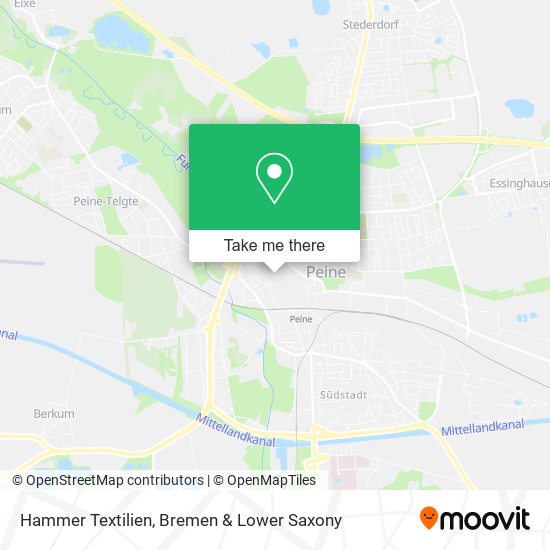 Hammer Textilien map