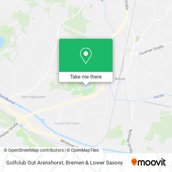 Golfclub Gut Arenshorst map