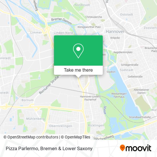 Pizza Parlermo map