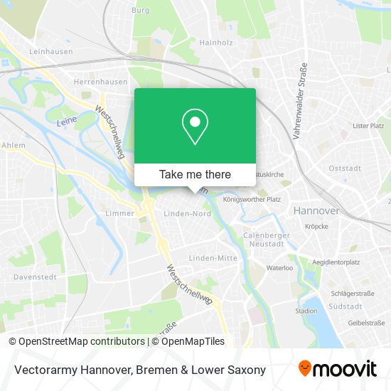 Vectorarmy Hannover map