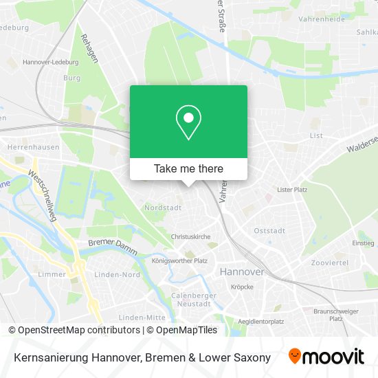 Kernsanierung Hannover map