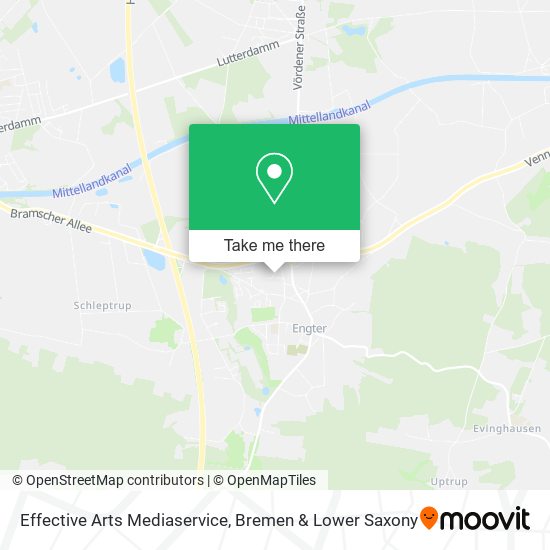Effective Arts Mediaservice map