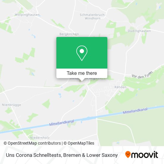 Uns Corona Schnelltests map