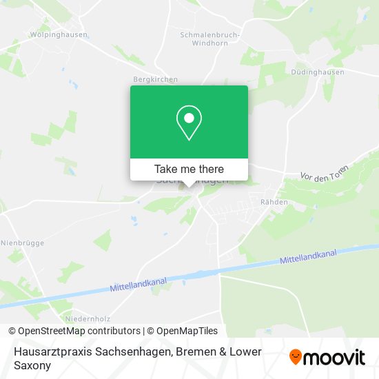 Hausarztpraxis Sachsenhagen map