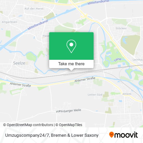 Umzugscompany24/7 map