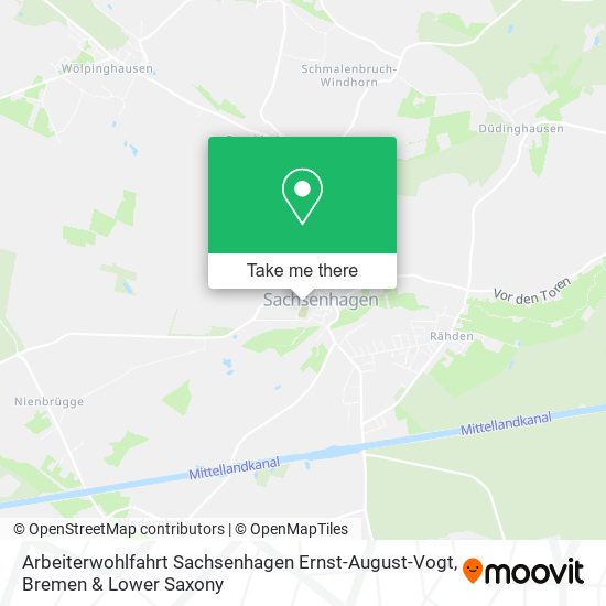 Arbeiterwohlfahrt Sachsenhagen Ernst-August-Vogt map