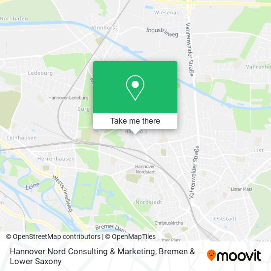 Hannover Nord Consulting & Marketing map