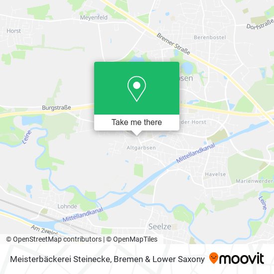 Meisterbäckerei Steinecke map