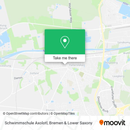 Schwimmschule Axolotl map