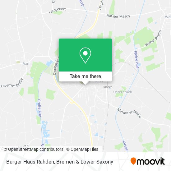 Burger Haus Rahden map