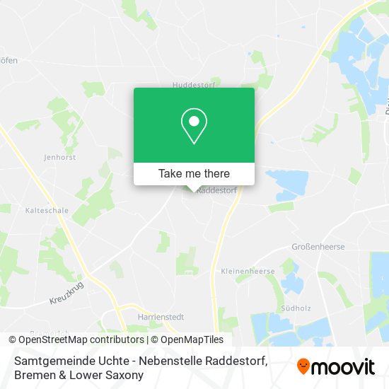 Samtgemeinde Uchte - Nebenstelle Raddestorf map