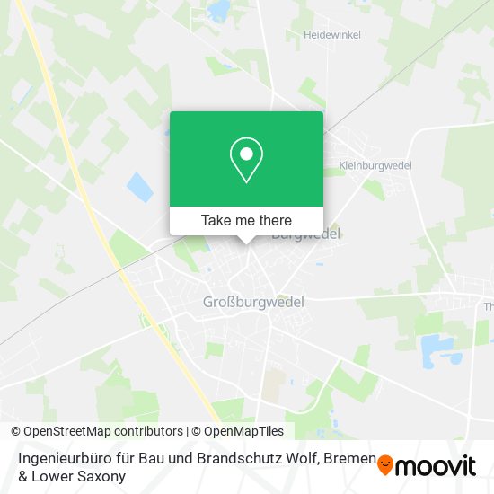 Ingenieurbüro für Bau und Brandschutz Wolf map